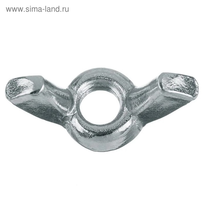 Гайка-барашек Steelrex, с округлыми лепестками, DIN 315, оцинкованная, м10, 500 шт. - Фото 1