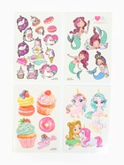 Переводные татуировки детские «Для девочек», тату — 4 листа - Фото 4