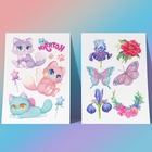 Переводные татуировки детские «Микс», тату — 4 листа - Фото 3