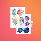 Переводные татуировки детские «Микс», тату — 4 листа - Фото 5