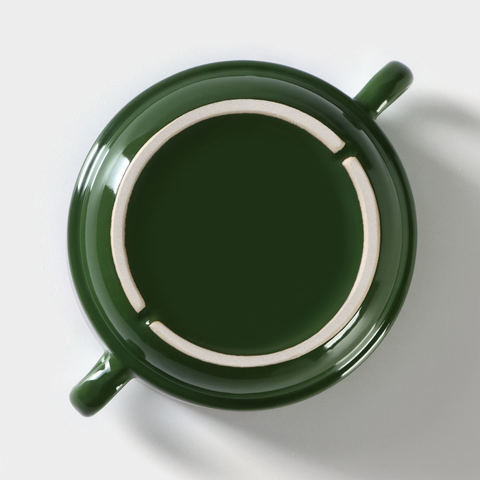 Бульонница Punto verde, 300 мл, d=11,5 см, цвет зелёный - фото 1902712088