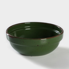 Тарелка фарфоровая Punto verde, 600 мл, d=15,5 см - фото 17633130