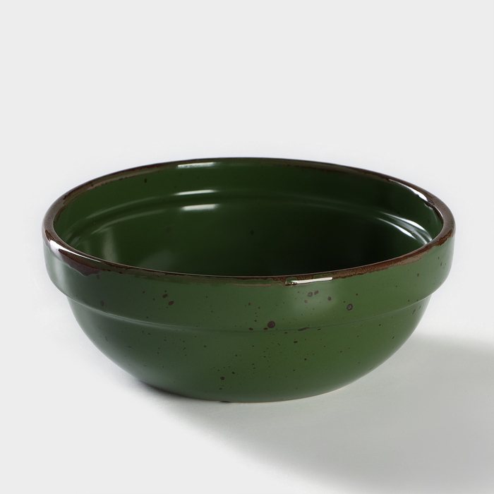 Тарелка фарфоровая Punto verde, 600 мл, d=15,5 см