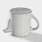 Чайник фарфоровый Nebbia, 500 мл, цвет серый - фото 4303106