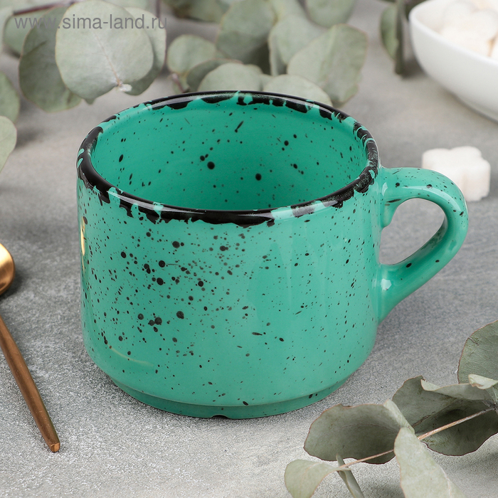 Чашка чайная Smeraldo, 350 мл, фарфор - Фото 1
