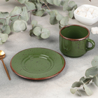 Чайная пара Punto verde, чашка 200 мл, блюдце d=15.5 см - Фото 2