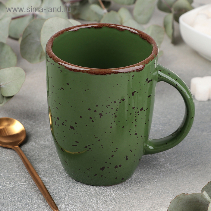 Кружка Punto verde, 300 мл, фарфор - Фото 1