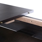 Стол кухонный раскладной «Эконом», универсальный, 1145(1415)×680×750 мм, цвет металик серый/венге 4863412