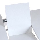 Стол универсальный, 1145/1415х680х750, Хром/Белая радика-белые лютики - Фото 5