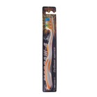 Зубная щётка, двухкомпонентная ручка с резиновыми вставками, средняя жёсткость, микс - Фото 3