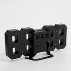 Часы электронные «Цифры», USB, настольные, настенные, на подвесе, 9×3×23 см, зелёная индикация - Фото 3