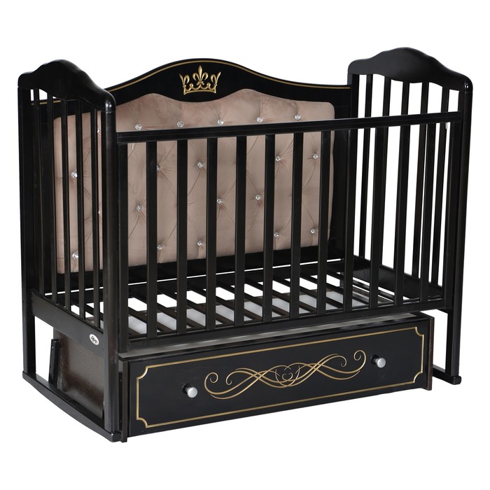 Кроватка Oliver Francesca Elegance Premium, универсальный маятник, цвет шоколад
