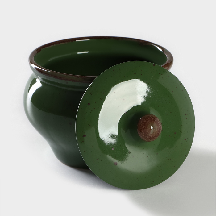 Горшок для запекания фарфоровый Punto verde, 500 мл - фото 1890920917