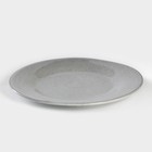 Тарелка фарфоровая Nebbia, d=20 см, цвет серый микс - Фото 2