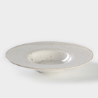 Тарелка для пасты фарфоровая Punto bianca, 500 мл, d=31 см - фото 3473562