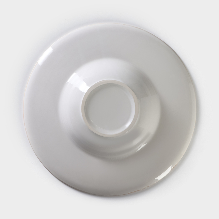 Тарелка для пасты фарфоровая Punto bianca, 500 мл, d=31 см - фото 1907090997