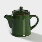 Чайник фарфоровый Punto verde, 500 мл, h=14,5 см - фото 301615527