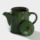 Чайник фарфоровый Punto verde, 500 мл, h=14,5 см - Фото 2