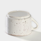 Чашка чайная фарфоровая Punto bianca, 350 мл - фото 4303197