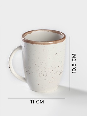 Кружка Хорекс Punto bianca, 300 мл, фарфор, белая