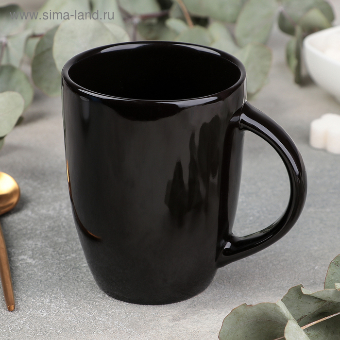 Кружка Rosa nero, 300 мл, фарфор - Фото 1