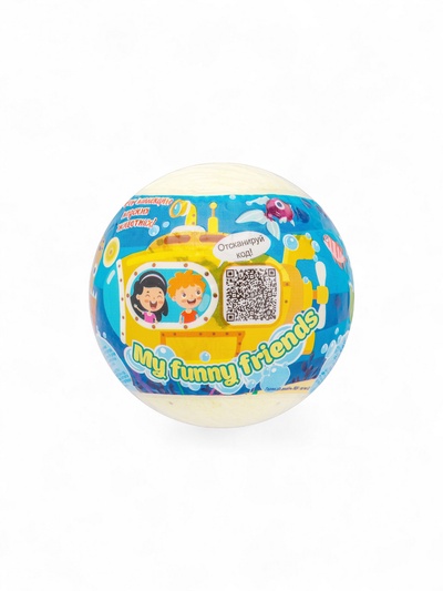Бомбочка для ванн My funny friends, с растущей игрушкой, 130 г