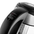 Чайник электрический BRAYER BR1021, стекло, 1.8 л, 2200 Вт, регулировка t°, серебристый - фото 51332842 Чайник электрический BRAYER BR1021, стекло, 1.8 л, 2200 Вт, регулировка t°, серебристый - фото 51332842