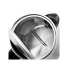 Чайник электрический BRAYER BR1022, металл, 1.7 л, 2200 Вт, термометр, серебристый - фото 9563193