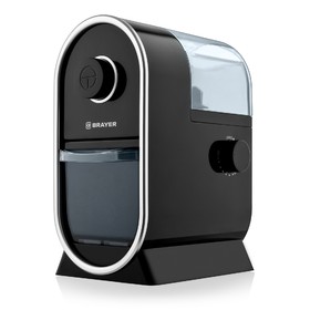 Кофемолка BRAYER BR1170, 110 Вт, 100 г, жерновая, регулировка помола, чёрная