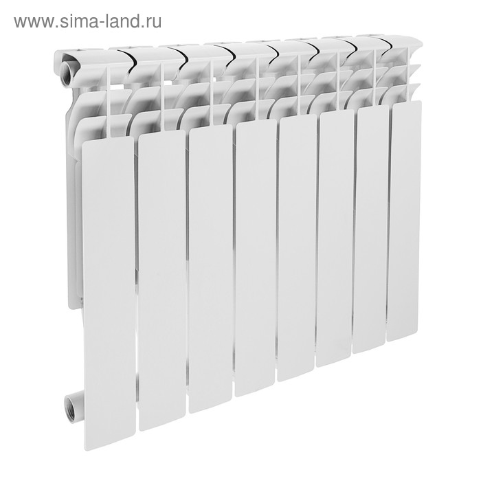 Радиатор алюминиевый Lammin ECO, 500 х 100 мм, 8 секций - Фото 1