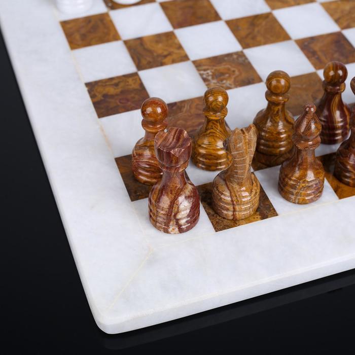 Шахматы «Элит»,  доска 40х40 см, оникс, вид 2 - фото 1905641873