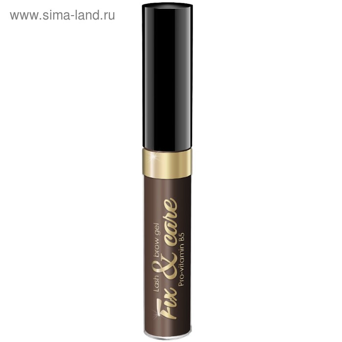 Гель для бровей и ресниц Art-Visage, тон тёмно-коричневый - Фото 1