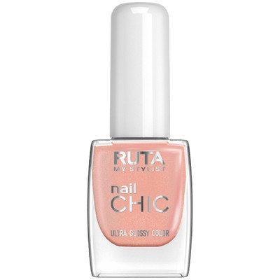 Лак для ногтей Ruta Nail Chic, тон 06, персиковый металлик