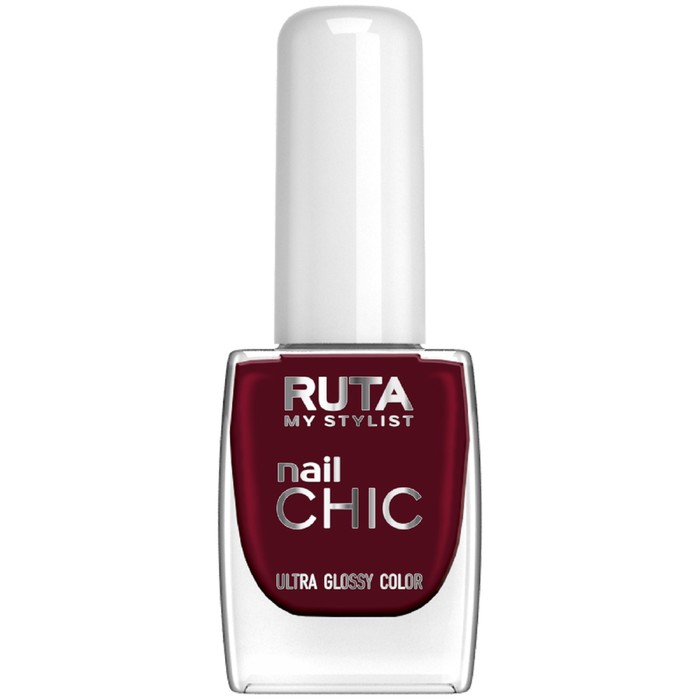 Лак для ногтей Ruta Nail Chic, тон 47, тёмно-бордовый