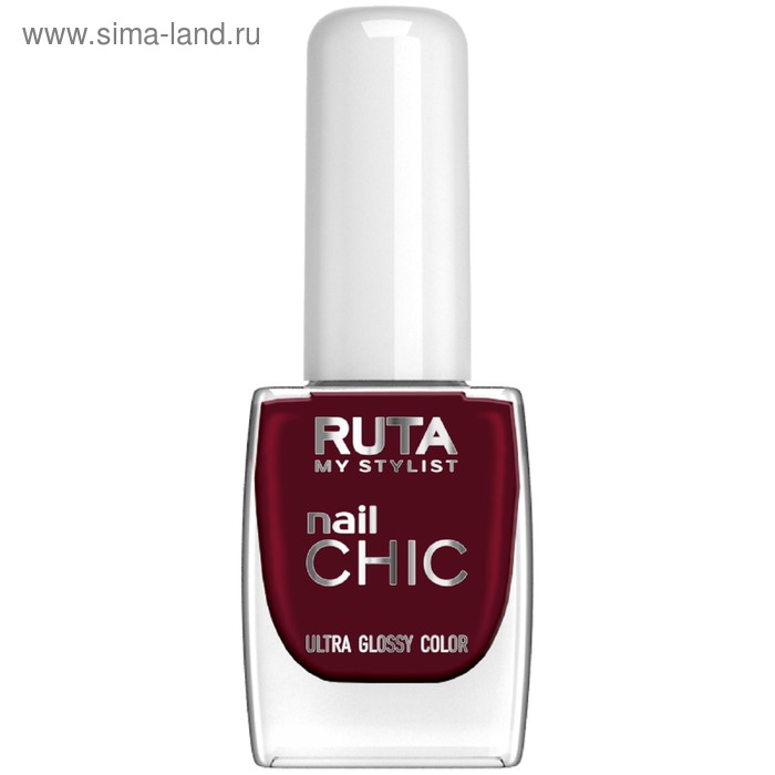 Лак для ногтей Ruta Nail Chic, тон 47, тёмно-бордовый