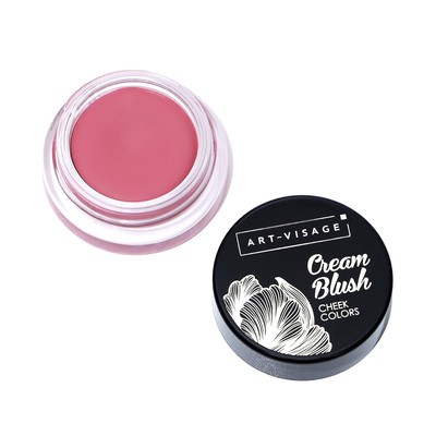 Румяна кремовые для лица Art-Visage Cream Blush, тон 01, ягодный сорбет