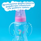 Бутылочку для кормления M&B «Зайки: мамы и малыши», классическое горло, 250 мл., от 3 мес., приталенная, с ручками - Фото 9
