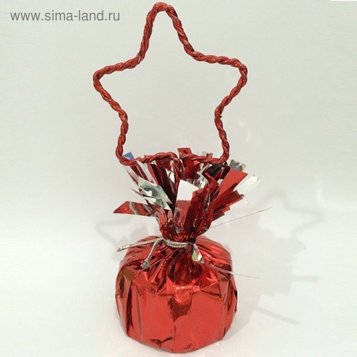 Грузик "Звезда", красный 160гр - Фото 1