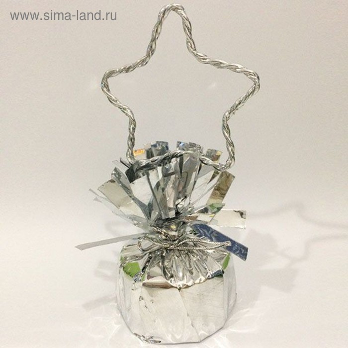 Грузик «Звезда», 160 ш, цвет серебристый - Фото 1