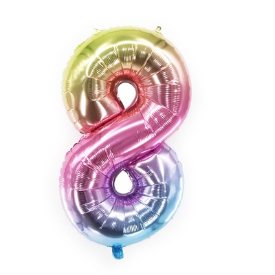 Шар воздушный фольгированный 40" «Цифра 8»