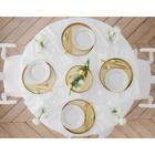 Блюдо сервировочное «Кувшинка», d=28 см, стекло, золотистое - Фото 11