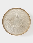 Блюдо для торта «Кувшинка», d=21 см, на ножке, стекло, золотистое - Фото 3