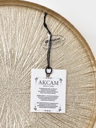 Блюдо для торта «Кувшинка», d=21 см, на ножке, стекло, золотистое - Фото 6