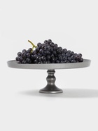 Блюдо для торта «Кувшинка», d=28 см, на ножке, стекло, серебристое - Фото 2