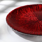Тарелка «Рубин», d=21 см, цвет красный - Фото 2