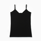 Майка женская, цвет чёрный, размер 44 (M) - фото 23950814