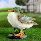 Садовая фигура "Уточка с грудкой" 23см - Фото 5