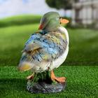 Садовая фигура "Уточка с грудкой" 23см - Фото 6