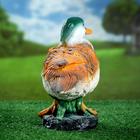 Садовая фигура "Уточка с грудкой" 23см - Фото 3