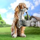 Садовая фигура "Собака кокер-спаниель с корзиной в зубах" 54см МИКС - Фото 1